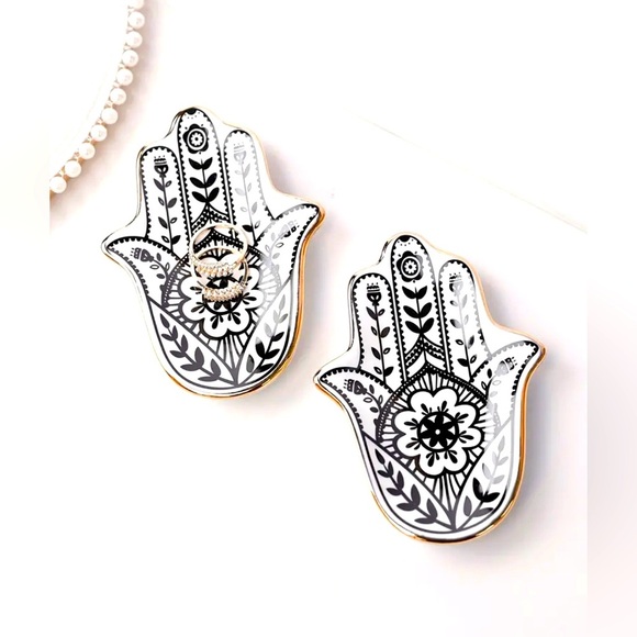 Evil Eye Hand Of Fatima Human Key orJewelry Tray - Picture 2 of 5